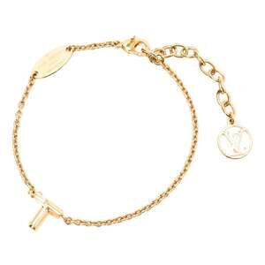 LOUIS VUITTON Gold Charm Bracelet